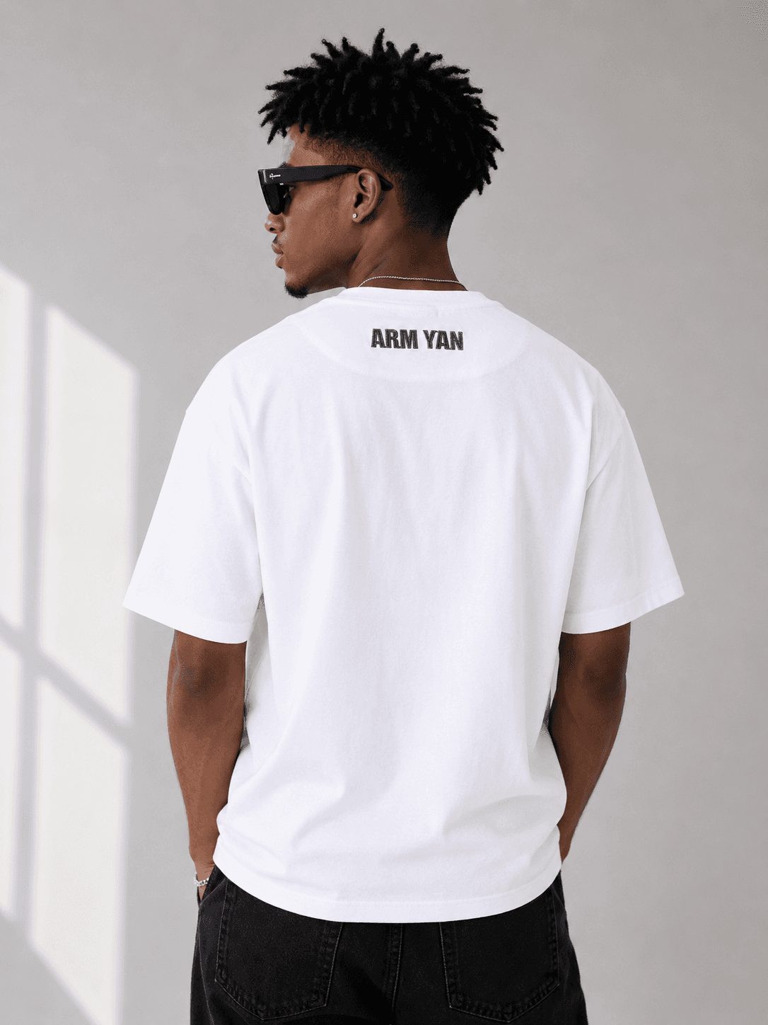Classic Armyan White T-shirt — back