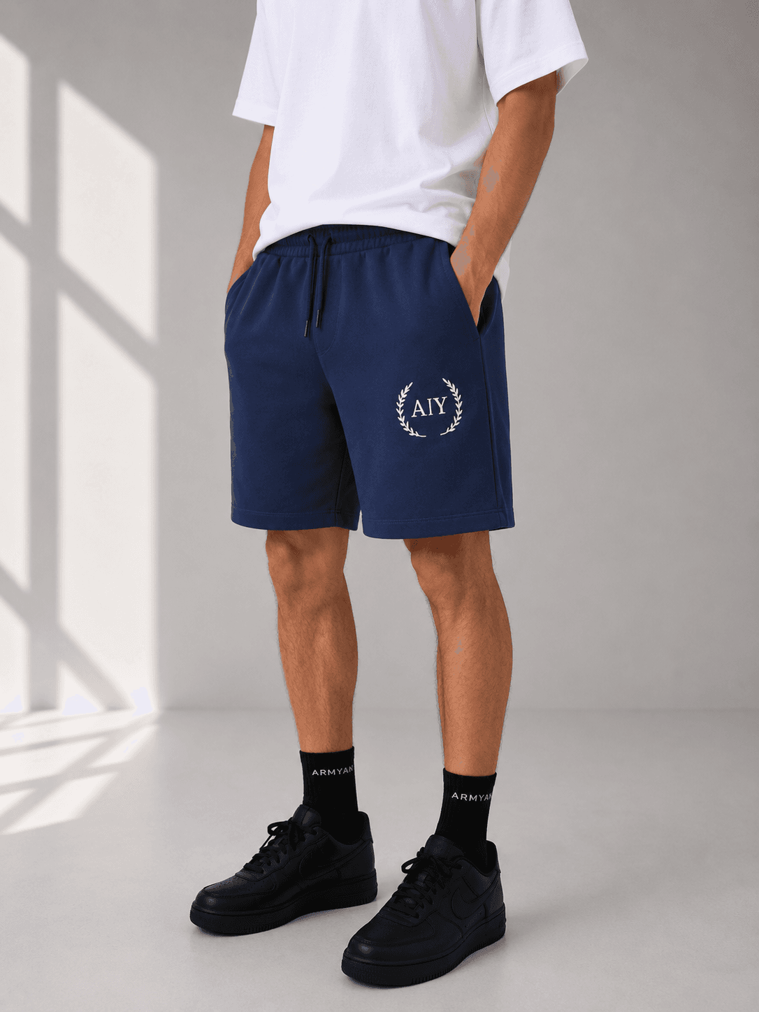 Premium Arm Yan Short — navy